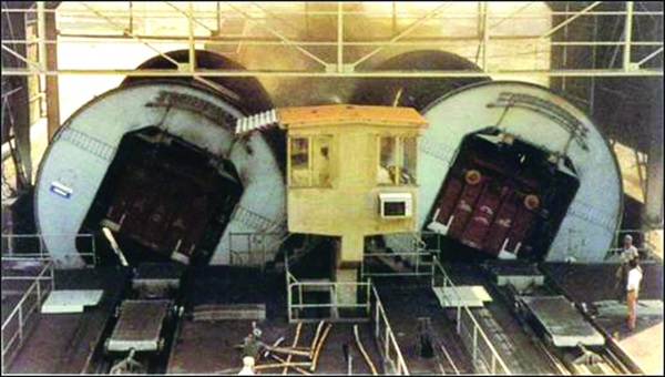 Роторный вагоноопрокидыватель Роторный вагоноопрокидыватель