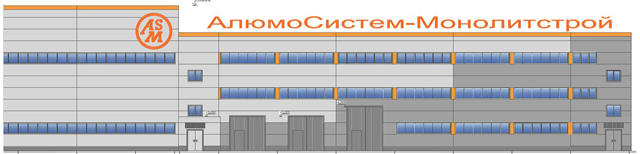 План производственно-складского комплекса ЗАО «АлюмоСистем Монолитстрой»